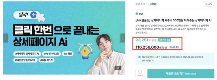 크라우드펀딩 성과 2